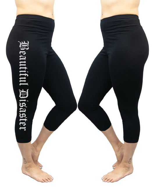 Beautiful Disaster Capri Leggings