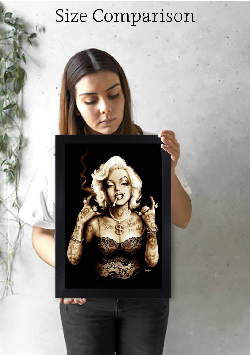Gangsta Marilyn - Art Print