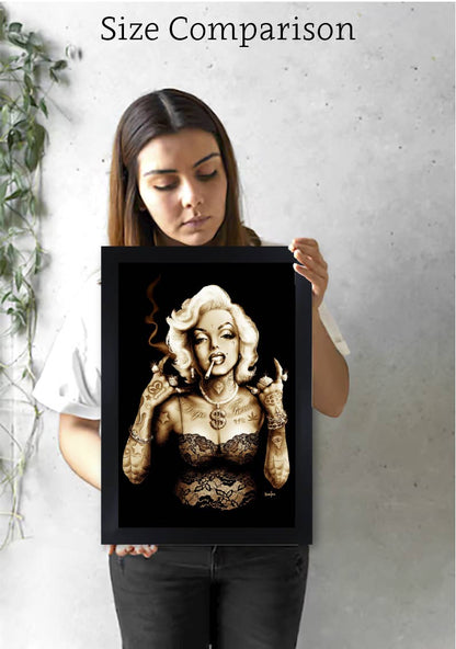 Gangsta Marilyn - Art Print