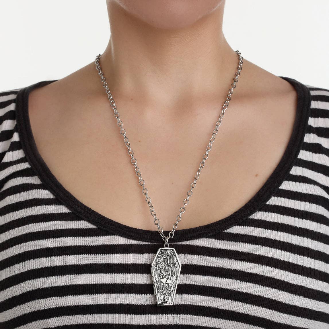 Till Death Coffin Pendant