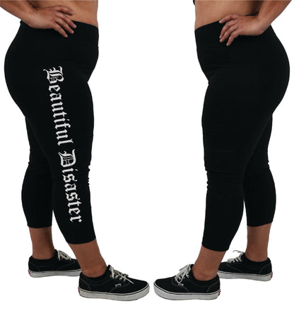 Beautiful Disaster Capri Leggings