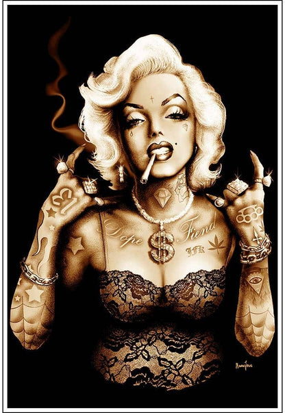 Gangsta Marilyn - Art Print