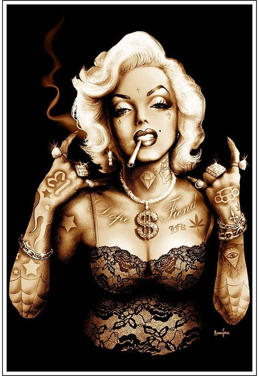 Gangsta Marilyn - Art Print