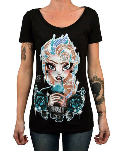 Frozen - Women's Scoop Neck Graphic  T-Shirt