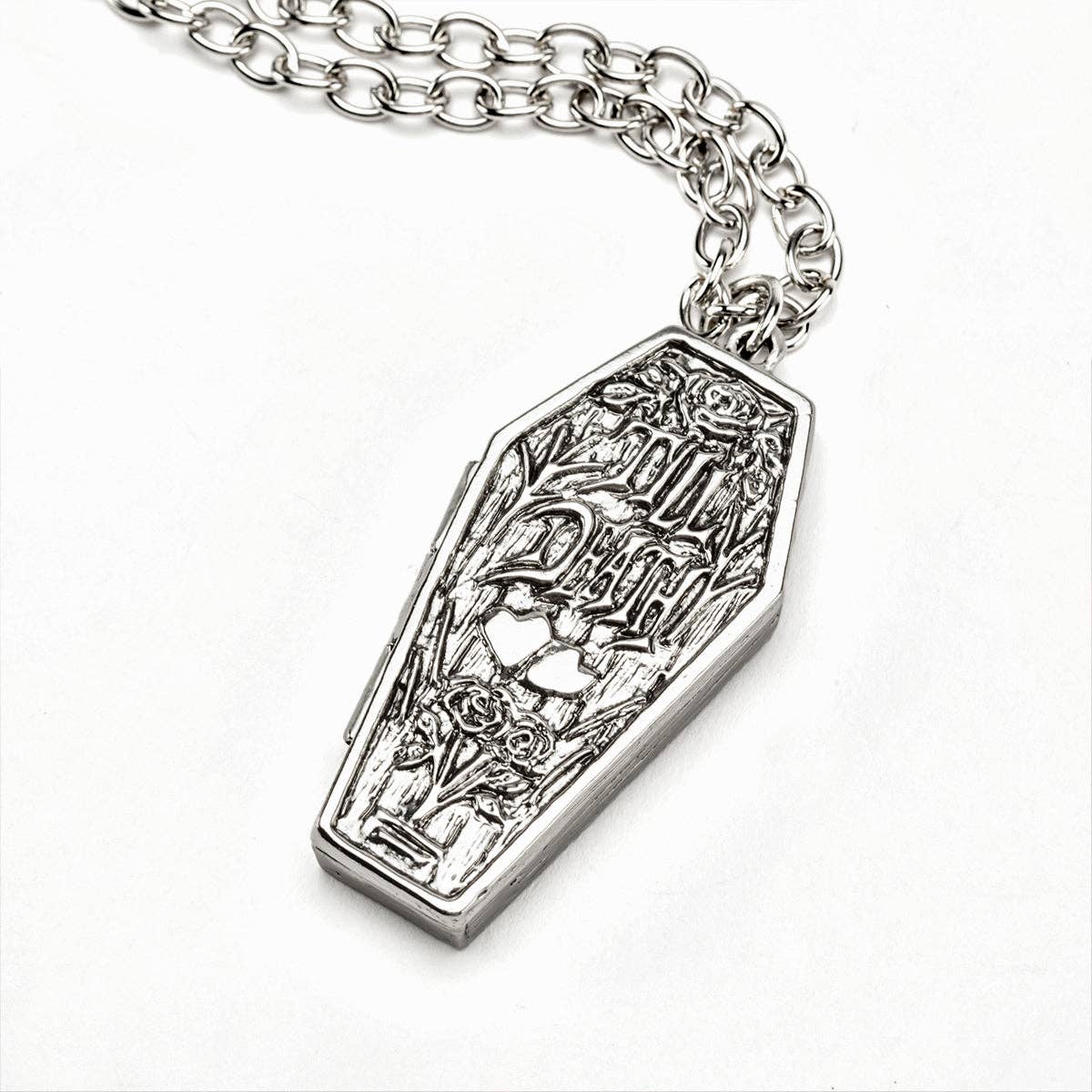 Till Death Coffin Pendant