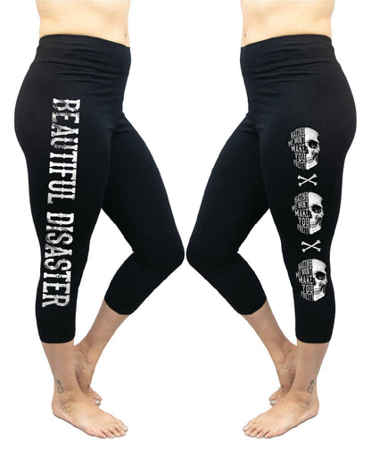 Hating Me Capri Leggings