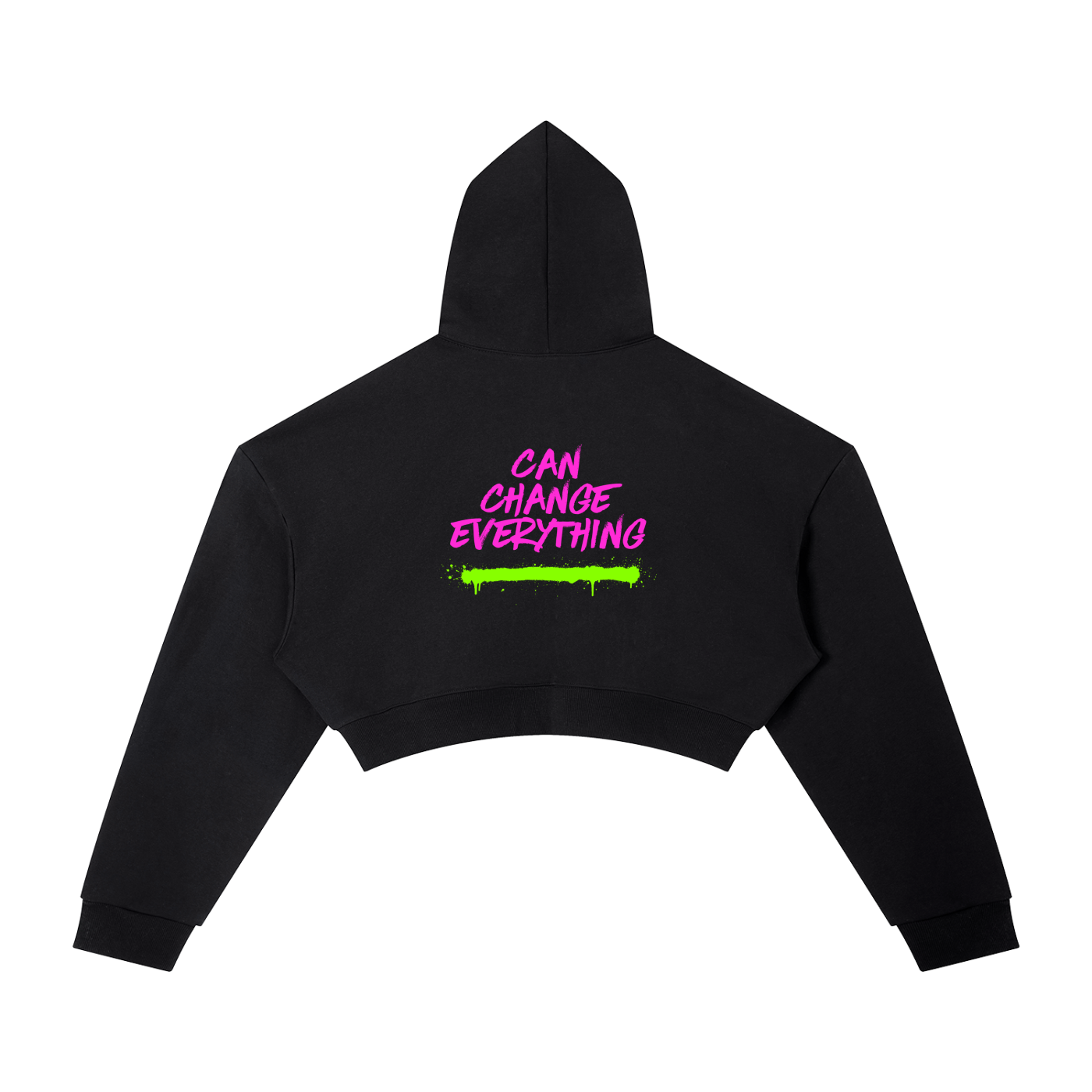 "One Pill" Essential Cropped Hoodie