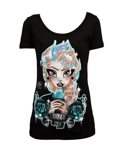 Frozen - Women's Scoop Neck Graphic  T-Shirt