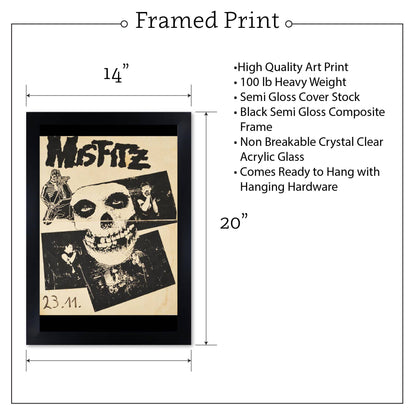 Misfitz - Concert Poster Art Print