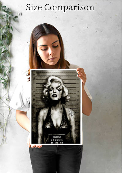 Monroe Mugshot - Art Print