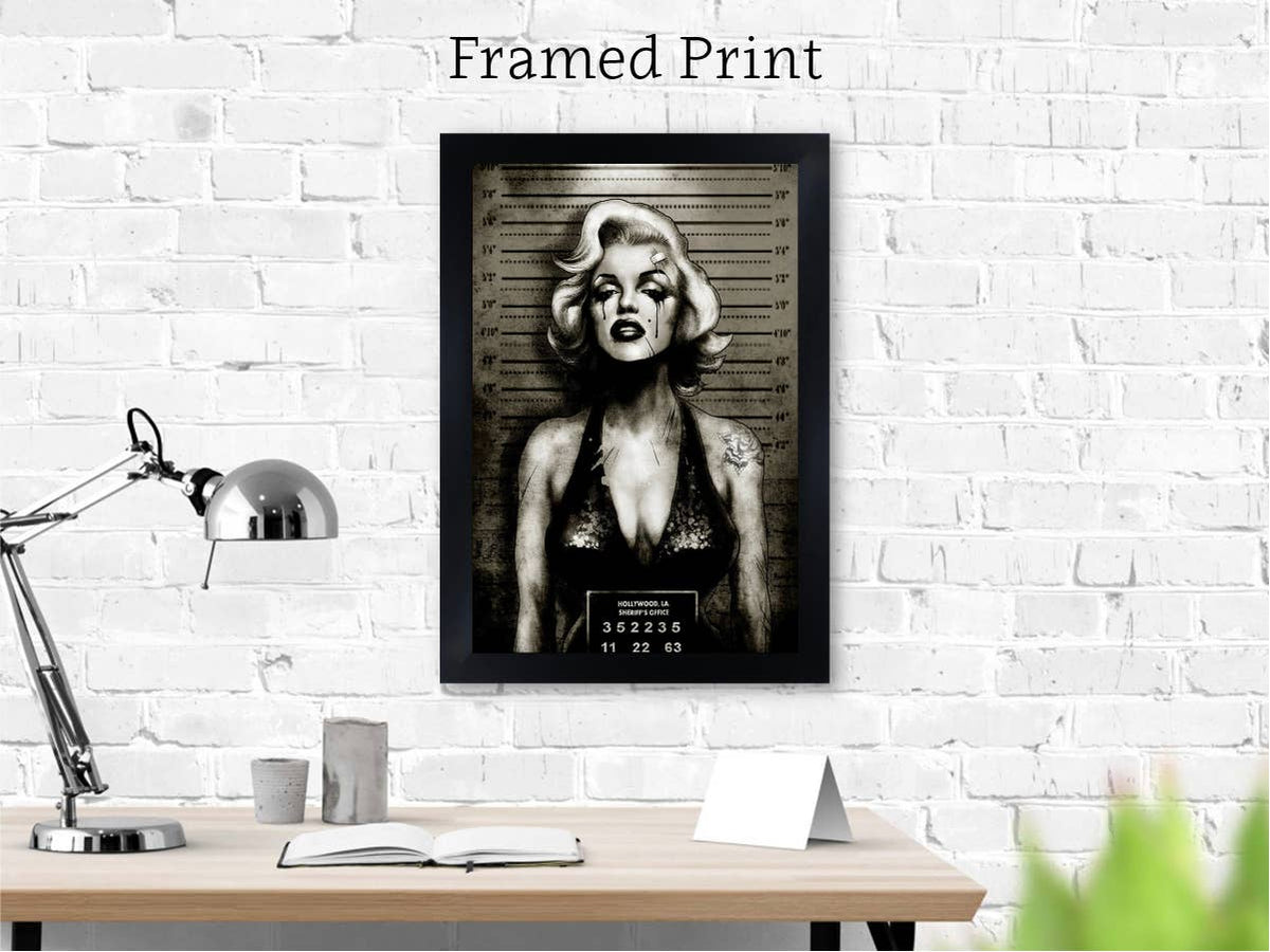 Monroe Mugshot - Art Print