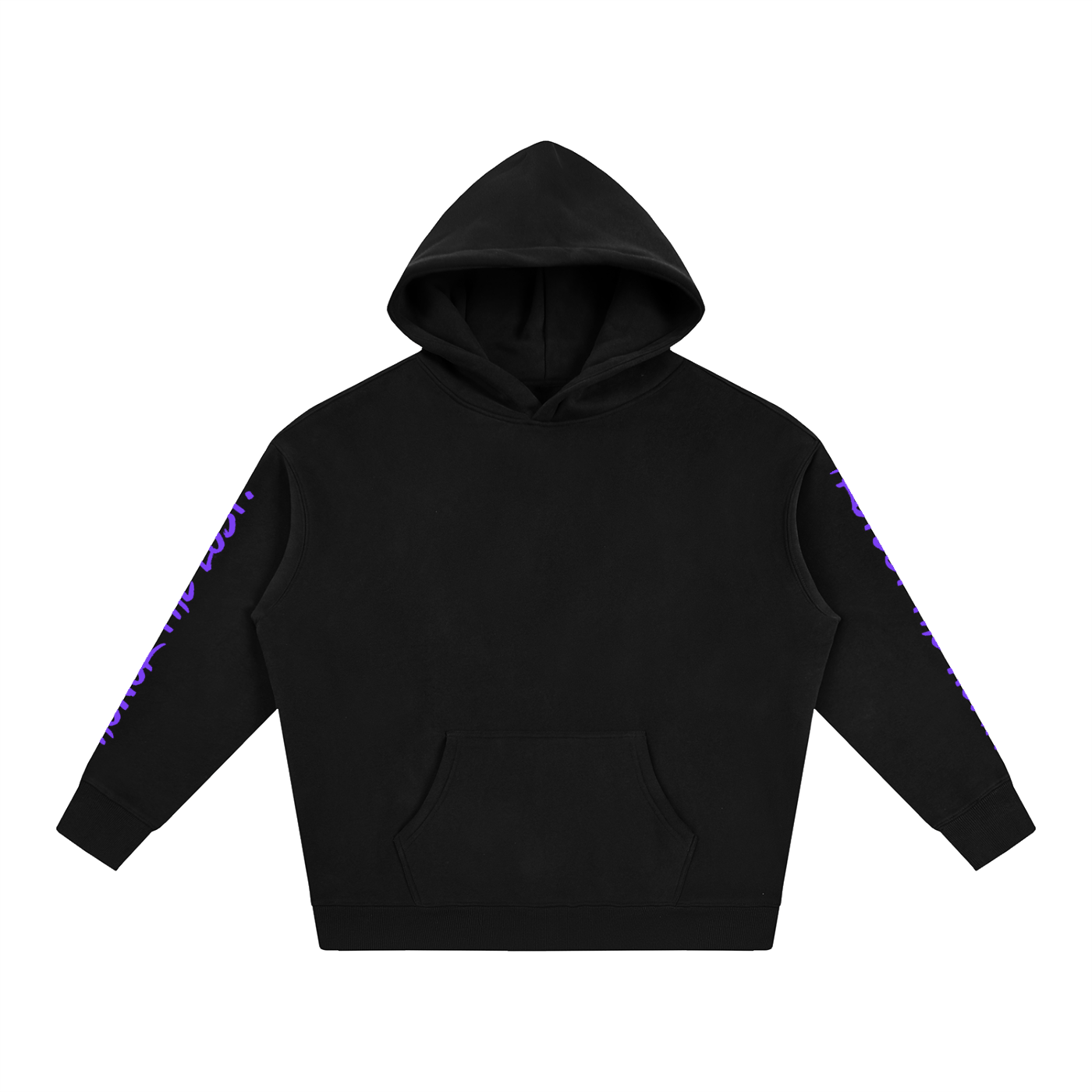 “No More Lost” Oversize Fleeced Hoodie