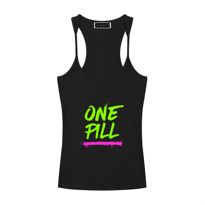 Slim Fit Ribbed Racerback Tank Top