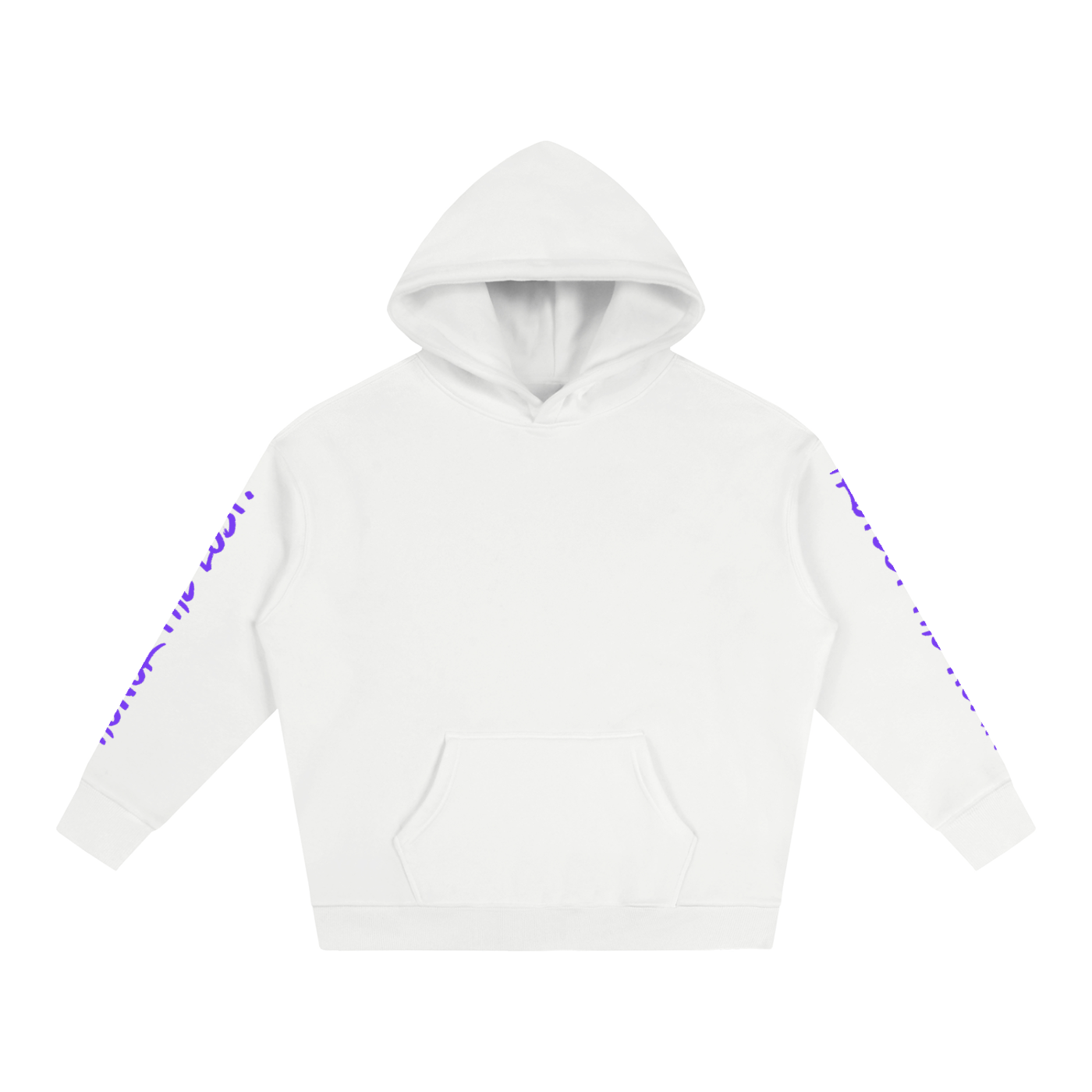 “No More Lost” Oversize Fleeced Hoodie